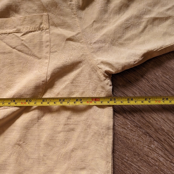 Tommy Bahama 100% Silk Palm Tree Collared Short Sleeve Hawiian Button Down Shirt - Picture 8 of 10